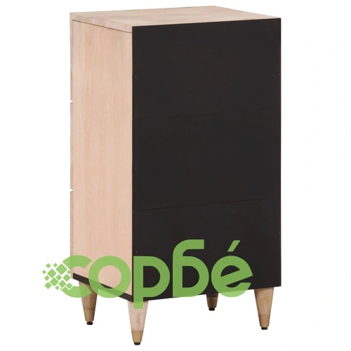 Страничен шкаф 40x33x75 см манго масивно дърво ➤ топ цена ➤ sorbe.bg