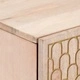 Страничен шкаф 40x33x75 см манго масивно дърво