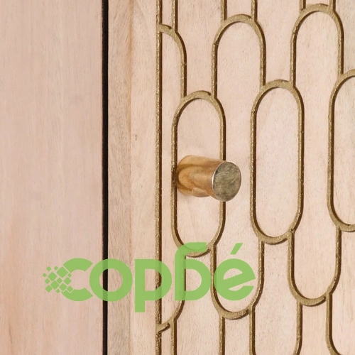 Висок шкаф, 40x33x110 см, мангово дърво масив ➤ топ цена ➤ sorbe.bg