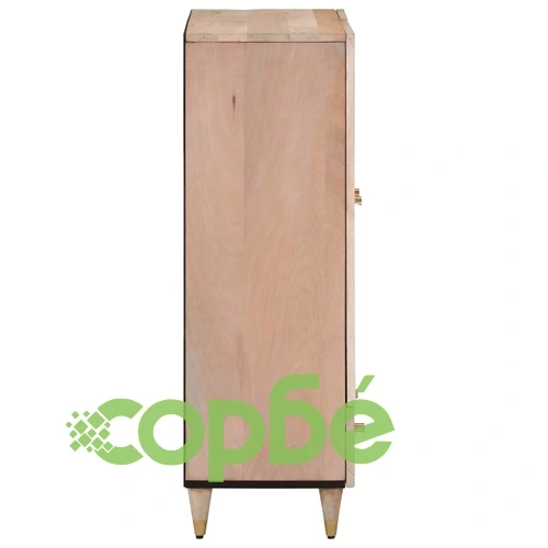 Висок шкаф, 60x33x100 см, мангово дърво масив ➤ топ цена ➤ sorbe.bg