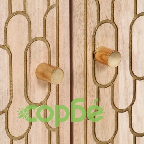 Висок шкаф, 60x33x100 см, мангово дърво масив ➤ топ цена ➤ sorbe.bg