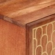 Страничен шкаф 60x33x75 см манго масивно дърво