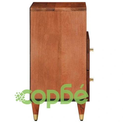 Нощно шкафче 50x33x62 см мангово дърво масив ➤ топ цена ➤ sorbe.bg