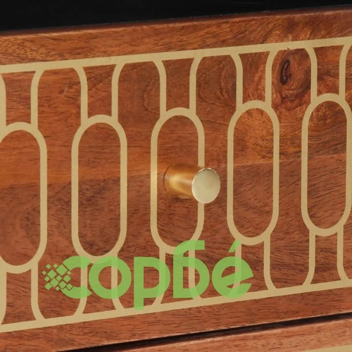 Нощно шкафче 50x33x62 см мангово дърво масив ➤ топ цена ➤ sorbe.bg