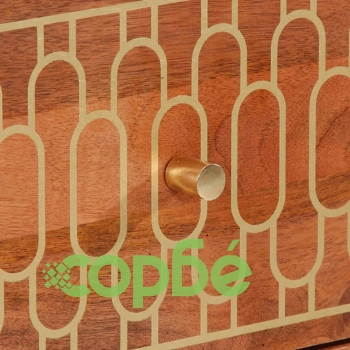 Страничен шкаф 40x33x75 см манго масивно дърво ➤ топ цена ➤ sorbe.bg