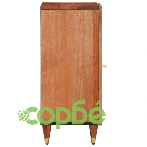 Страничен шкаф 40x33x75 см манго масивно дърво ➤ топ цена ➤ sorbe.bg
