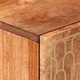 Страничен шкаф 40x33x75 см манго масивно дърво