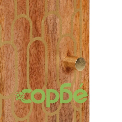 Страничен шкаф 40x33x75 см манго масивно дърво ➤ топ цена ➤ sorbe.bg