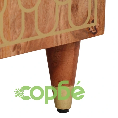 Страничен шкаф 40x33x75 см манго масивно дърво ➤ топ цена ➤ sorbe.bg