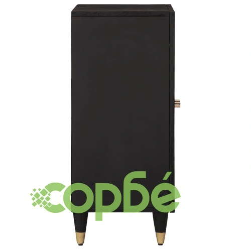 Страничен шкаф 60x33x75 см манго масивно дърво ➤ топ цена ➤ sorbe.bg