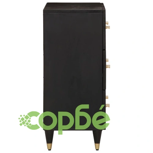 Страничен шкаф 60x33x75 см манго масивно дърво ➤ топ цена ➤ sorbe.bg