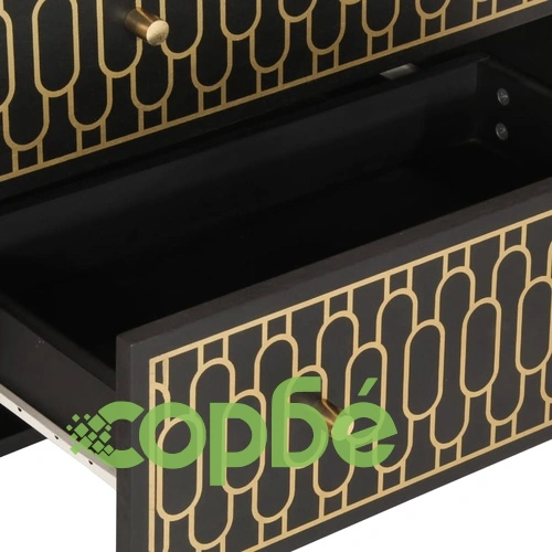 Страничен шкаф 60x33x75 см манго масивно дърво ➤ топ цена ➤ sorbe.bg