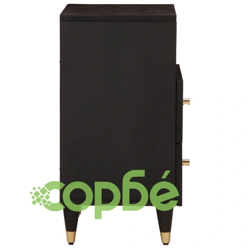 Нощно шкафче 50x33x60 см мангово дърво масив ➤ топ цена ➤ sorbe.bg