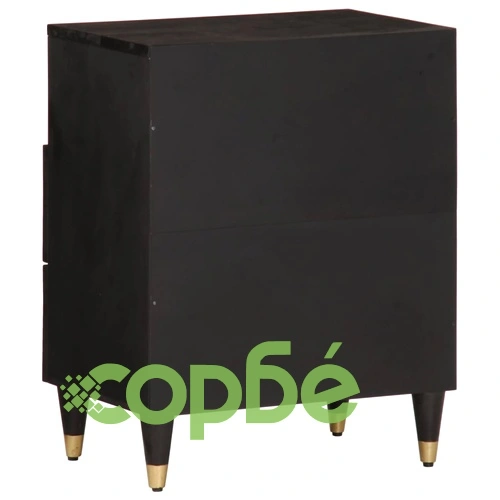 Нощно шкафче 50x33x60 см мангово дърво масив ➤ топ цена ➤ sorbe.bg
