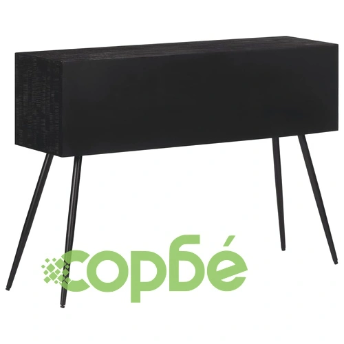 Конзолна маса с чекмеджета 116x30x76 см регенериран тик масив ➤ топ цена ➤ sorbe.bg