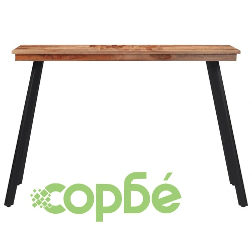 Трапезна маса, 120x62x76 см, тик масив ➤ топ цена ➤ sorbe.bg