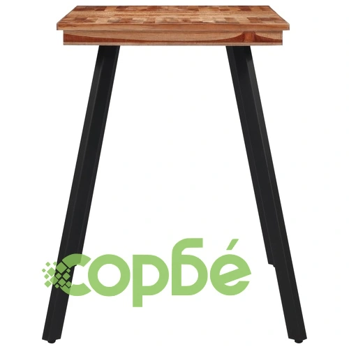 Трапезна маса, 120x62x76 см, тик масив ➤ топ цена ➤ sorbe.bg