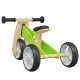 Детско колело за баланс, 2-в-1, зелено