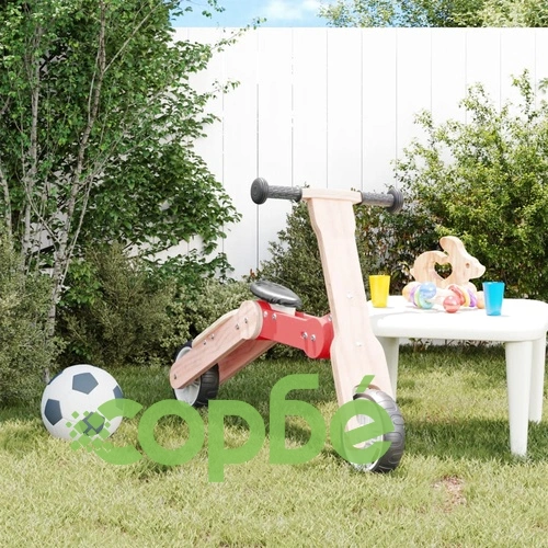 Детска тротинетка 2-в-1, червена ➤ топ цена ➤ sorbe.bg