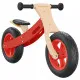 Детско колело за баланс с пневматични гуми, червено