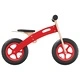 Детско колело за баланс с пневматични гуми, червено