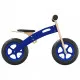 Детско колело за баланс с пневматични гуми, синьо