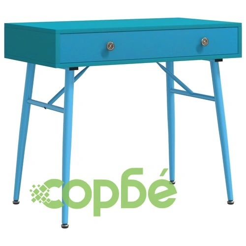 Компютърно бюро с чекмедже антично зелено 90x50x76,5 см ➤ топ цена ➤ sorbe.bg