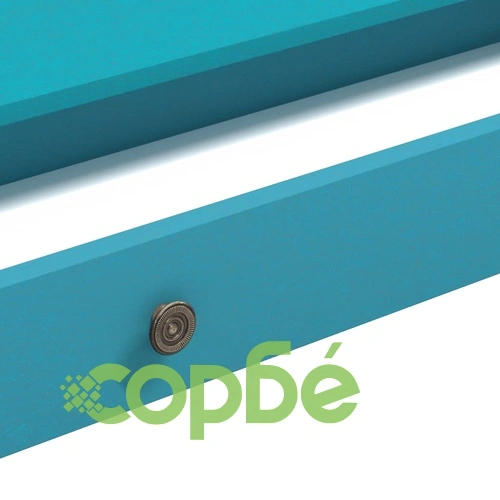 Компютърно бюро с чекмедже антично зелено 90x50x76,5 см ➤ топ цена ➤ sorbe.bg