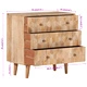Шкаф с чекмеджета, 70x35x70 см, мангово дърво масив