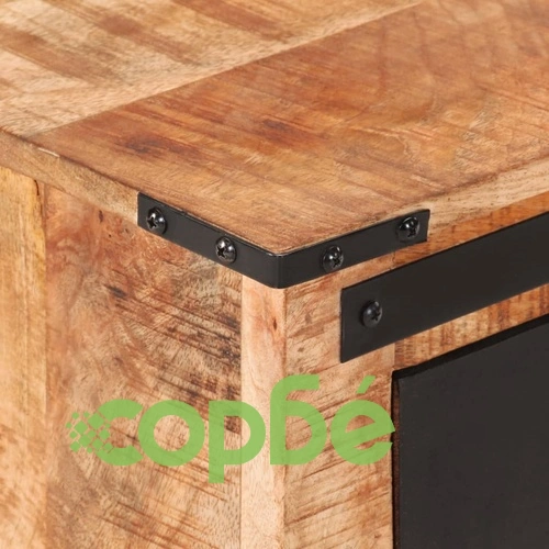 Нощно шкафче, 45x40x45 см, масивна мангова дървесина ➤ топ цена ➤ sorbe.bg