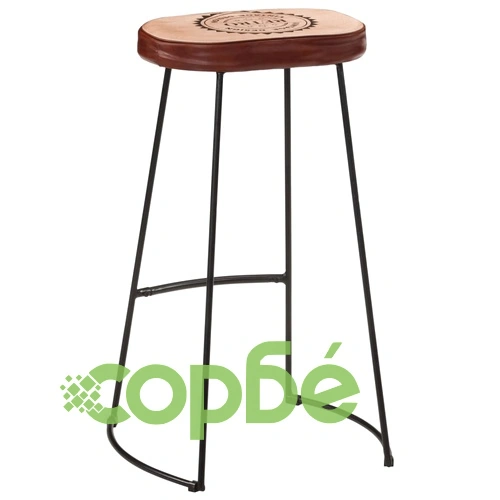 Бар табуретки 2 бр тъмнокафяви 44x37,5x78 см ➤ топ цена ➤ sorbe.bg