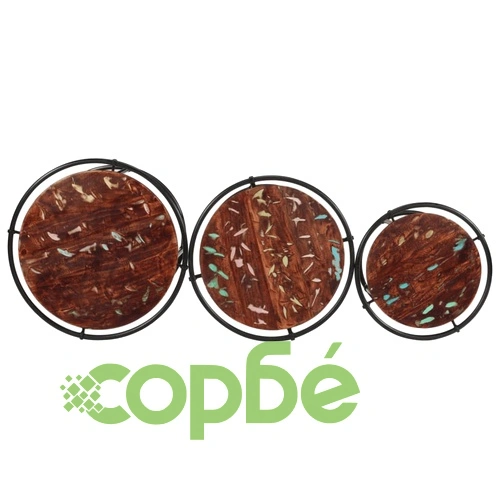 Стифиращи маси, 3 бр, регенерирано дърво масив ➤ топ цена ➤ sorbe.bg