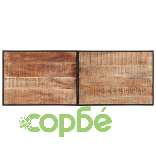 Бар маса 150x55x107 см масивно грубо мангово дърво ➤ топ цена ➤ sorbe.bg