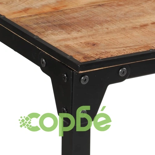 Бар маса 110x55x107 см масивно грубо мангово дърво ➤ топ цена ➤ sorbe.bg