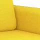 3-местен диван, светложълт, 180 см, плат