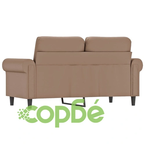 2-местен диван, капучино, 120 см, изкуствена кожа ➤ топ цена ➤ sorbe.bg