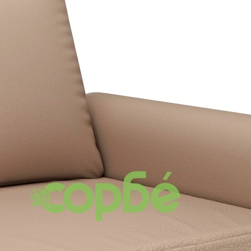 2-местен диван, капучино, 120 см, изкуствена кожа ➤ топ цена ➤ sorbe.bg