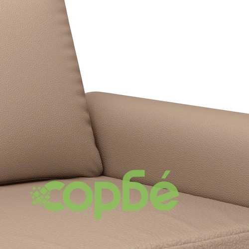 2-местен диван, капучино, 140 см, изкуствена кожа ➤ топ цена ➤ sorbe.bg