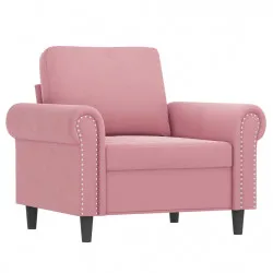 Кресло, Розово, 60 см, кадифе