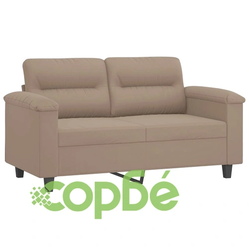 2-местен диван, таупе, 120 см, микрофибърен плат ➤ топ цена ➤ sorbe.bg