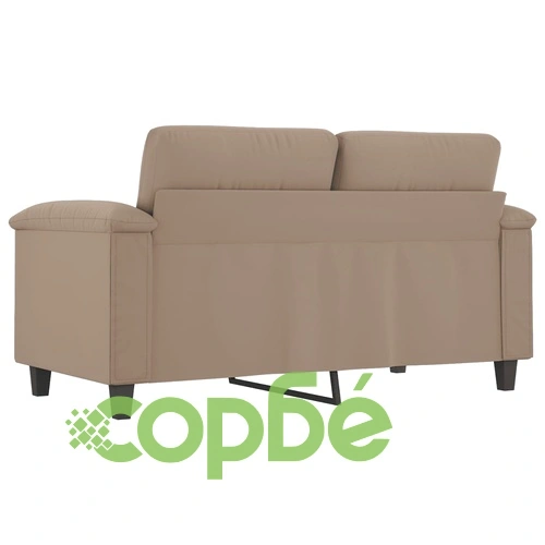 2-местен диван, таупе, 120 см, микрофибърен плат ➤ топ цена ➤ sorbe.bg