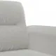 2-местен диван, светлосиво, 120 см, микрофибърен плат
