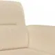 2-местен диван, кремава, 120 см, микрофибърен плат