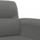3-местен диван, тъмносив, 180 см, микрофибърен плат