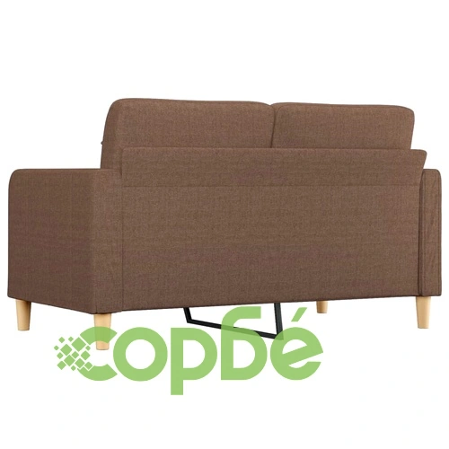 2-местен диван, kафяв, 140 см, текстил ➤ топ цена ➤ sorbe.bg
