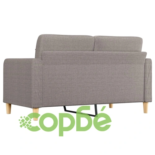 2-местен диван, Таупе, 140 см, текстил ➤ топ цена ➤ sorbe.bg