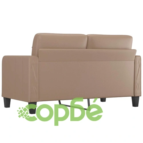 2-местен диван, капучино, 140 см, изкуствена кожа ➤ топ цена ➤ sorbe.bg