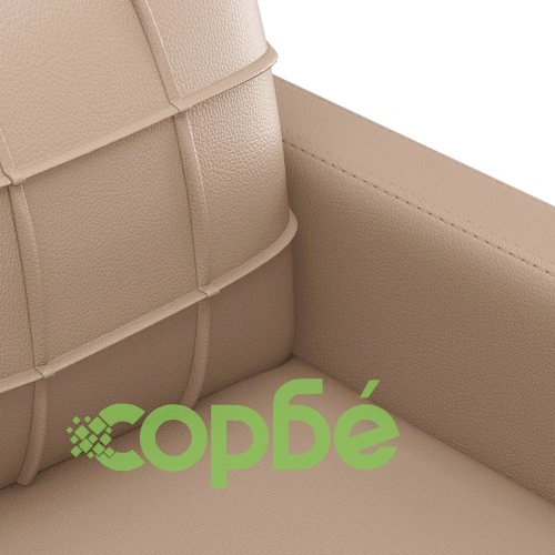 2-местен диван, капучино, 140 см, изкуствена кожа ➤ топ цена ➤ sorbe.bg