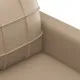 2-местен диван, капучино, 140 см, изкуствена кожа