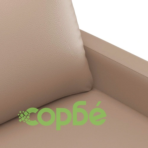 2-местен диван, капучино, 140 см, изкуствена кожа ➤ топ цена ➤ sorbe.bg